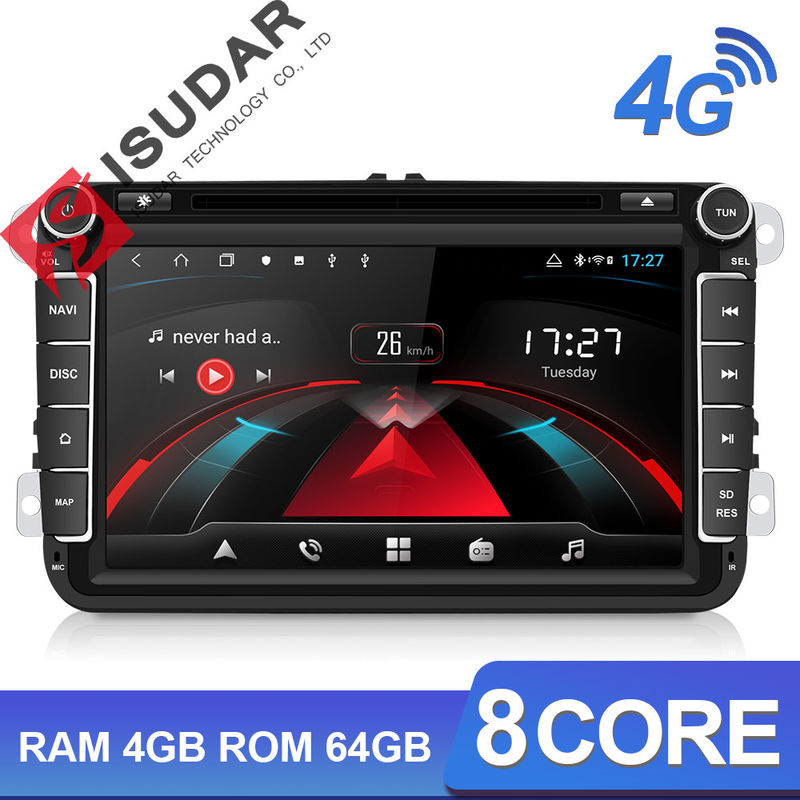 H53 2 Din 4G Camera USB DVR DVD GPS Car Radio Auto Stereo